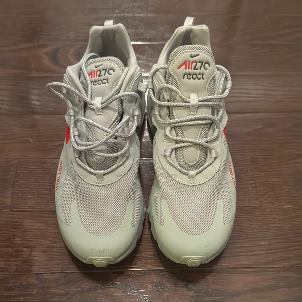 Nike Air Zoom React Gray Red Athletic Shoes